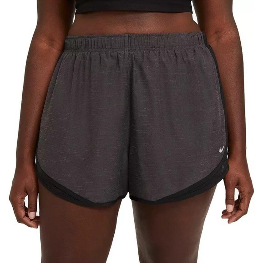Nike Women's Core Heather Tempo Brief-Lined Running Shorts Black Size XS NWT